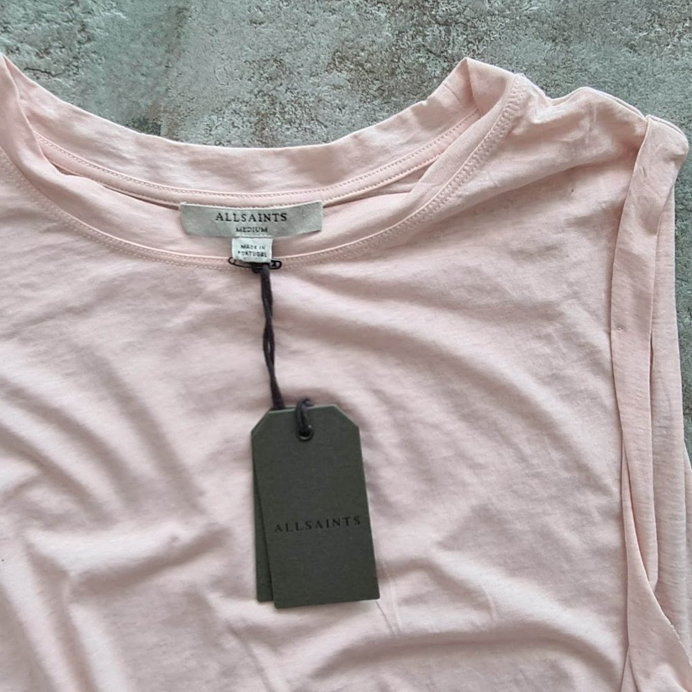 All Saints Duma Dress Blush M - Picture 2 of 2